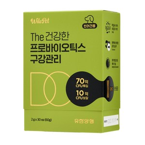 윌로펫 강아지 더 건강한 프로바이오틱스 영양제, 구강/치석관리, 60g, 1개