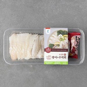 은하수산 숙성한 광어 + 우럭회, 200g, 1세트