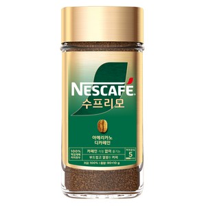 네스카페 수프리모 디카페인 아메리카노 병 원두커피믹스, 100g, 1개입, 1개