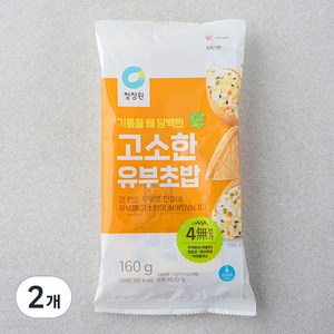 청정원 고소한 유부초밥, 160g, 2개