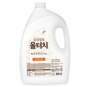 울터치 중성세제 본품, 4L, 1개