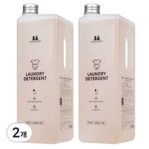 비지엔젤 초고농축 아기 세탁세제 코튼블라썸 1.2L, 2개
