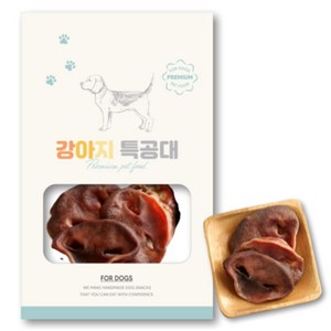 강아지특공대 강아지 쫄깃한 돼지코 수제간식 3p, 50g, 1개