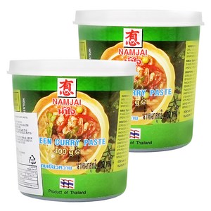 남자이 커리페이스트, 400g, 그린커리, 2개