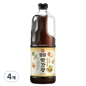 샘표 조림볶음용 맛간장, 1.7L, 1.7kg, 4개