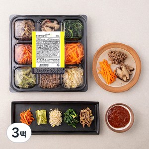 남도애꽃 풍성한 비빔밥세트, 350g, 3팩