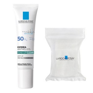 라로슈포제 유비데아 톤업 클리어 선크림 SPF50+ PA++++ 30ml + 화장솜 30p 세트, 1세트