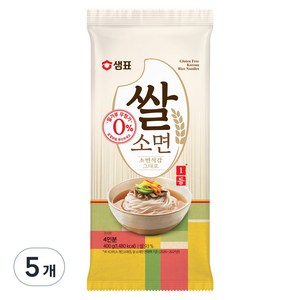 샘표 쌀 소면, 400g, 5개