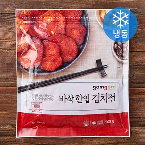 곰곰 바삭 한입 김치전 (냉동), 500g, 1개