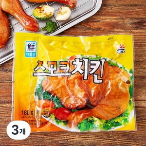 대림선 스모크치킨, 180g, 3개