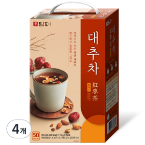 담터 대추차 플러스, 15g, 50개입, 4개