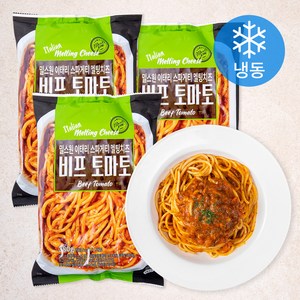 밀스원 이태리 스파게티 비프 토마토 스파게티 (냉동), 380g, 3개