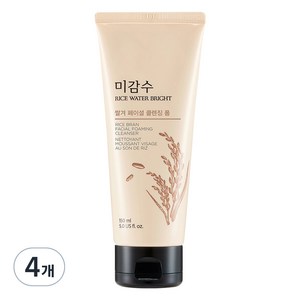 더페이스샵 미감수 브라이트 쌀겨 페이셜 클렌징 폼, 150ml, 4개