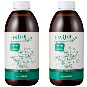 에버미라클 EM 발효원액, 500ml, 2개