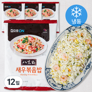 집으로온 팔선생 새우볶음밥 (냉동), 230g, 12입