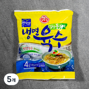 오뚜기 동치미맛 냉면육수 4인분, 1.32kg, 5개