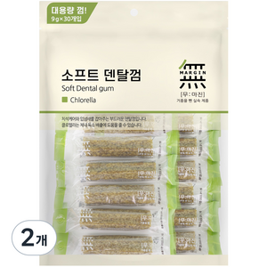 무마진 강아지 소프트 덴탈껌 30p, 클로렐라, 270g, 2개