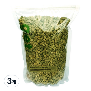 그린어쓰 콜롬비아슈프리모 Medellin 생두, 1kg, 3개, 원두