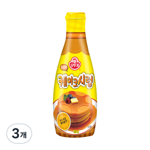 오뚜기 달콤한 케이크 시럽, 220g, 3개