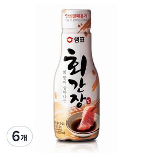 샘표 회간장, 200ml, 6개