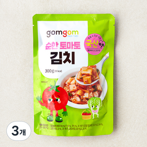 곰곰 순한 토마토 김치, 300g, 3개