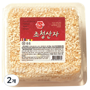 담미정 조청산자, 200g, 2개