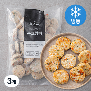 에이치쿡 동그랑땡 (냉동), 1kg, 3개