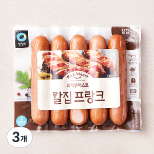 청정원 리치부어스트 칼집 프랑크, 300g, 3개