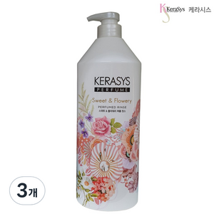 케라시스 스위트 앤 플라워리 퍼퓸 린스, 1L, 3개