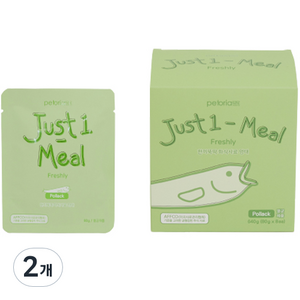 한끼뚝딱 강아지 수제 화식 사료 명태 80g x 8ea, 생선, 640g, 2개