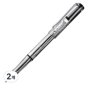 LAMY 비스타 수성펜 312, 투명, 2개