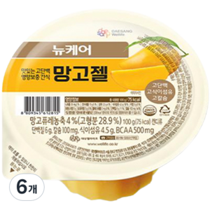 뉴케어 망고젤, 6개, 100g