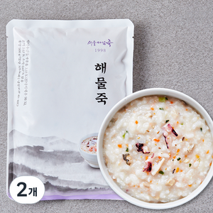 서울마님죽 해물죽, 500g, 2개