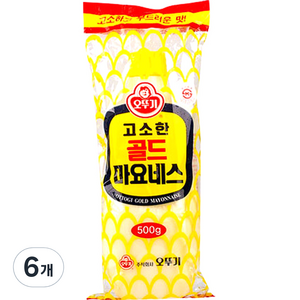 오뚜기 골드 마요네즈, 500g, 6개