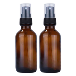 달모아 휴대용 유리 스프레이 분무기 분무타입 60ml, 갈색, 2개