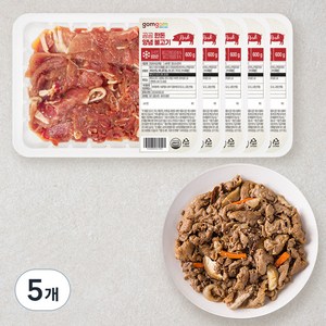 곰곰 한돈 양념 불고기 (냉장), 600g, 5개