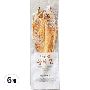 대관령 황태포, 60g, 6개