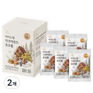 마이노멀 알룰로스 다크 아몬드 초코볼 5p, 150g, 2개