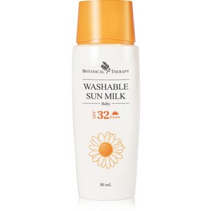 보타니컬테라피 베이비 워셔블 썬밀크 유아 선크림 SPF32 PA++, 80ml, 1개