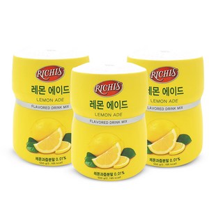 리치스 레몬 에이드 분말, 550g, 1개입, 3개