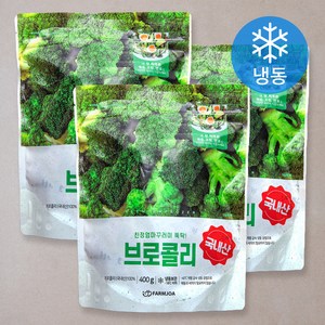 친정엄마꾸러미 뚝딱 브로콜리 (냉동), 400g, 3개