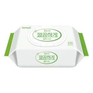 탐사 깔끔하게 물티슈, 100개입, 1개