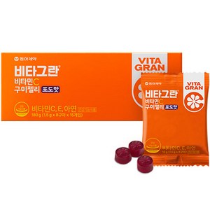 비타그란 비타민C 구미젤리 포도맛 15p, 180g, 1개