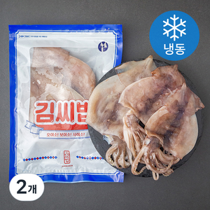 김씨밥 손질 오징어 (냉동), 600g(4~6미), 2개