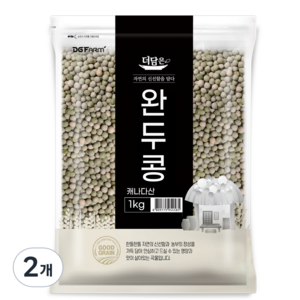 더담은 완두콩, 1kg, 2개