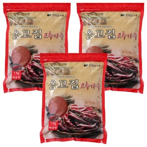 신대감 옹고집 고추가루 매운맛 찜 무침용, 1kg, 3개