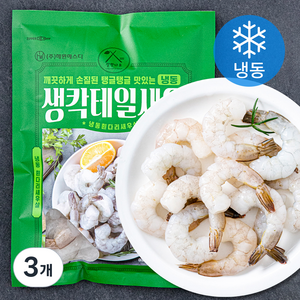 살맛나요 생칵테일새우 대 (냉동), 300g (19~27미), 3개