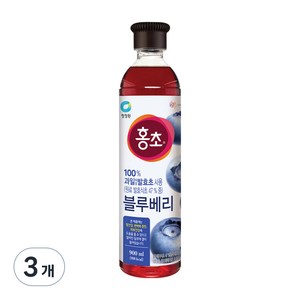 홍초 블루베리 음용식초, 900ml, 3개