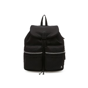 헤지스 26SS 로고 장식 나일론 백팩 HIBA6EC24BK