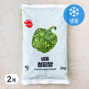 마당발 냉동 청피망 (냉동), 1kg, 2봉